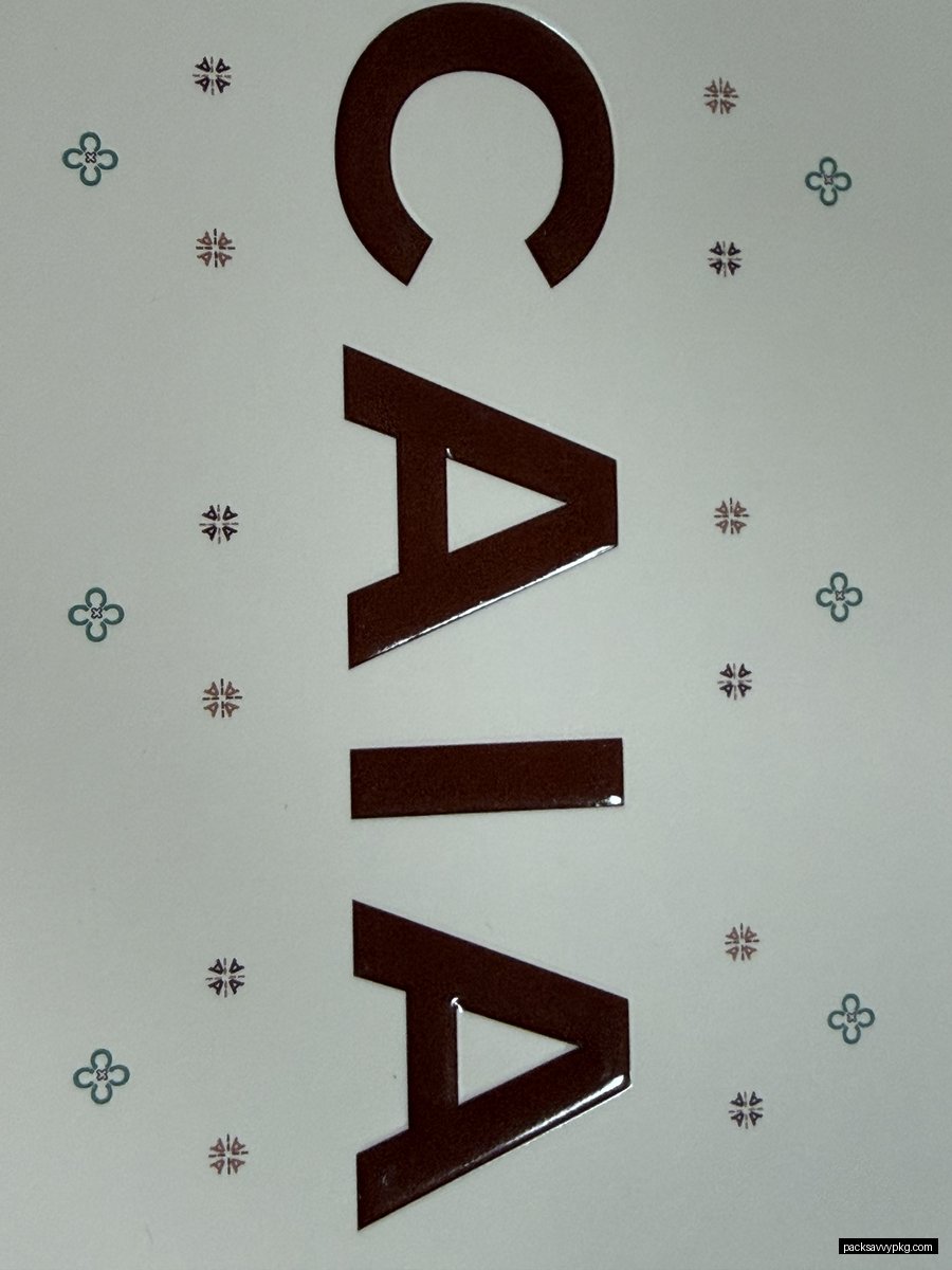 Clear UV Embossed Logo